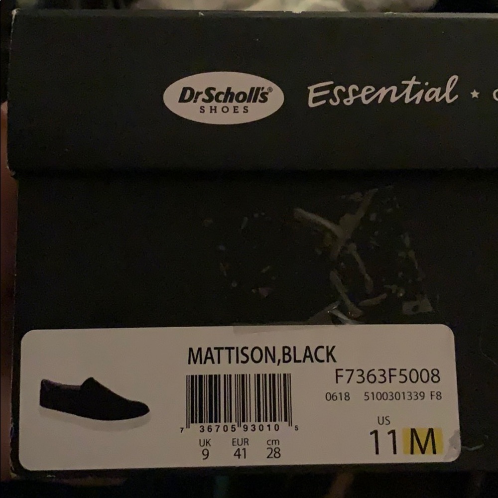 Dr schools black suede shoe